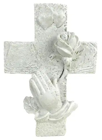 Sošky, figurky - svätý MAKRO - Kríž 15x11cm