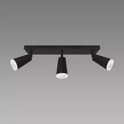 Lampy do obývačky Luster SANA GU10 3L BLACK 04146 LS3