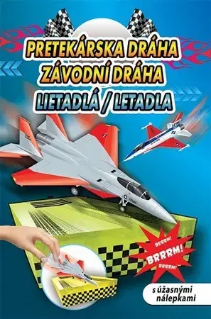 Nalepovačky, vystrihovačky, skladačky Pretekárska dráha Lietadlá / Závodní dráha letadla