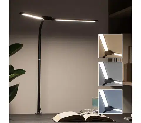 Lampy BRILAGI - LED Stmievateľná stolná lampa USB VARIO LED/14W/5V 3000-6000K čierna 004953