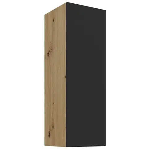 Kuchynské skrinky visiace Kuchynská skrinka Aria-BL/AR anti fingerprint 30G-90 1F