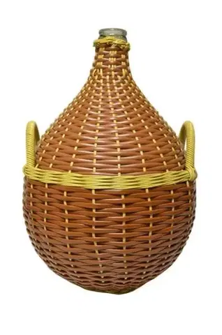 Odmerky Kinekus Demižón s uškami, opletený, sklenený, 25l, mix farieb