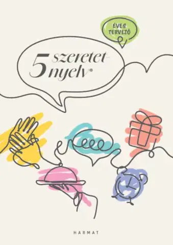 Motivačná literatúra - ostatné 5 szeretetnyelv - Éves tervező - fehér