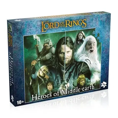 1000 dielikov Winning Moves Puzzle Pán prsteňov: Heroes of Middlearth 1000 Winning Moves