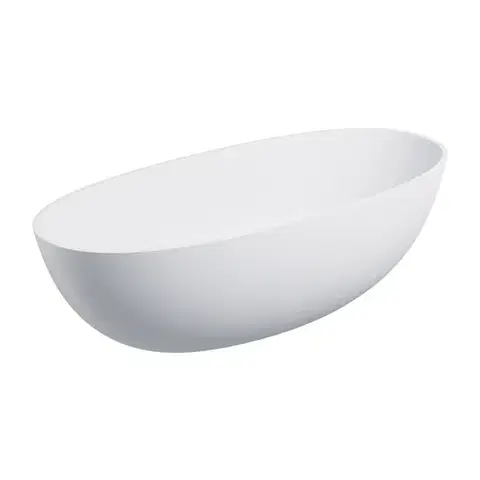 Vane OMNIRES - SHELL M+ voľne stojaca vaňa, 175 x 78 cm, biela mat SHELL175WWBM