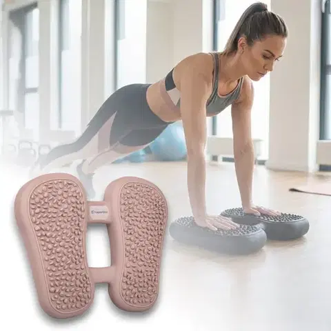 Balančné podložky Balančná masážna podložka inSPORTline Balaxor mocha mousse