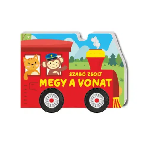 Leporelá, krabičky, puzzle knihy Megy a vonat - Zsolt Szabó