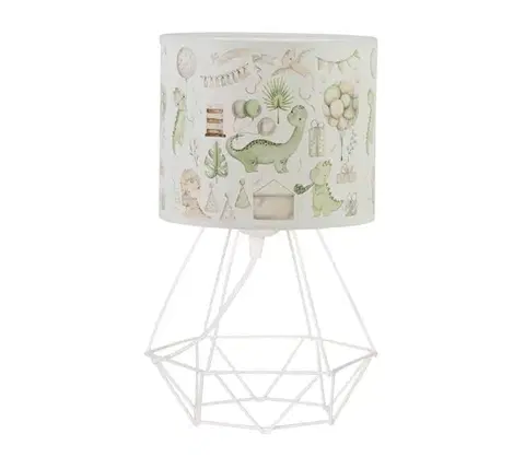Lampy  Detská stolná lampa KIDS ROOM 1xE27/60W/230V pr. 18 cm dinosaurus H0977