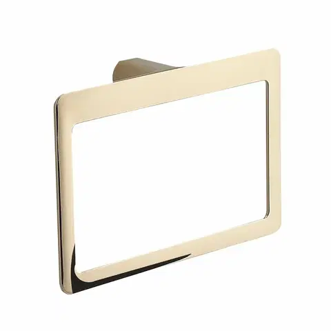 Kúpeľňový nábytok GEDY PI7087 Pirenei držiak uterákov 23 x 15 cm, zlatá