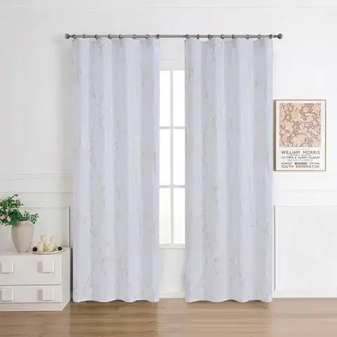 Záclony do obývačky Záclona na páske Lena gold RP499 290x245 cm