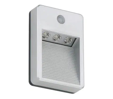 LED osvetlenie Briloner 2278-031 - Vonkajšie schodiskové svietidlo 3xLED/0,06W/3xAAA IP54 2278-031