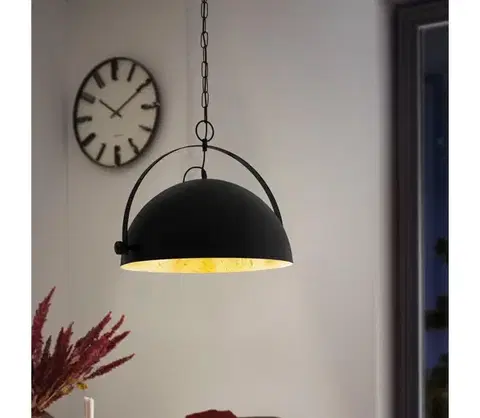 Svietidlá Eglo 43353 - Luster na reťazi COVALEDA 1 1xE27/60W/230V 43353