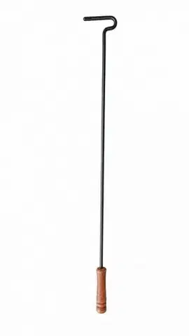 Grilovacie náradie Kinekus Kutáč kovový drevená rúčka 80cm