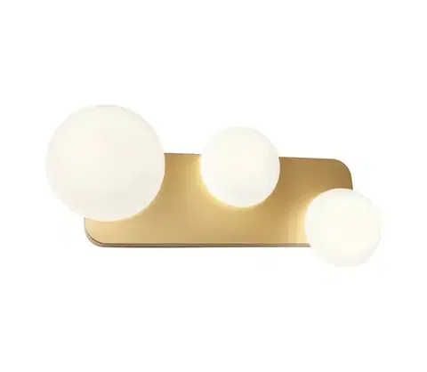Svietidlá Redo 01-2472 - Nástenné svietidlo LUMIEN 3xG9/10W/230V zlatá/biela 01-2472