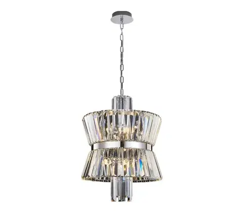 Svietidlá  Luster na reťazi AURELIA 8xE14/40W/230V chróm ML0404