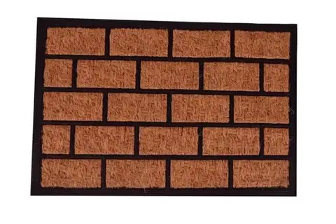 Rohožky Kinekus Rohož 40x60 cm guma+kokos TEHLY