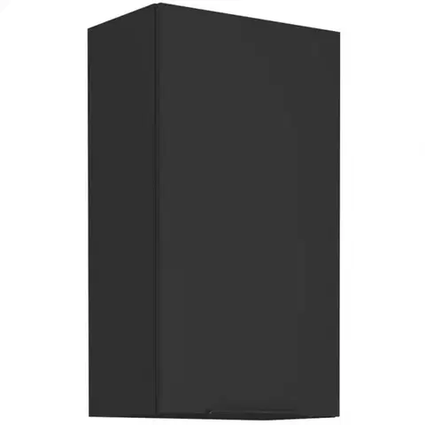 Kuchynské skrinky visiace Kuchynská skrinka Siena čierna mat 45g-90 1f