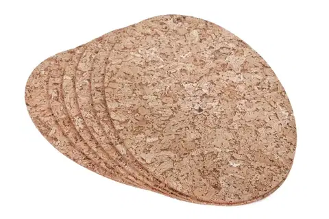 Prestierania MAKRO - Podložka korok ovál 38,5x25cm sada 6ks