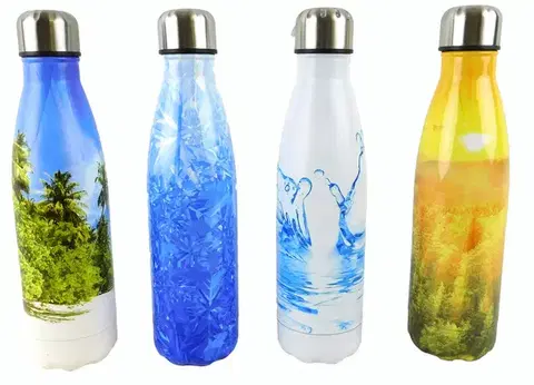 Termosky a termohrnčeky MAKRO - Termofľaša 500ml rôzne dekory