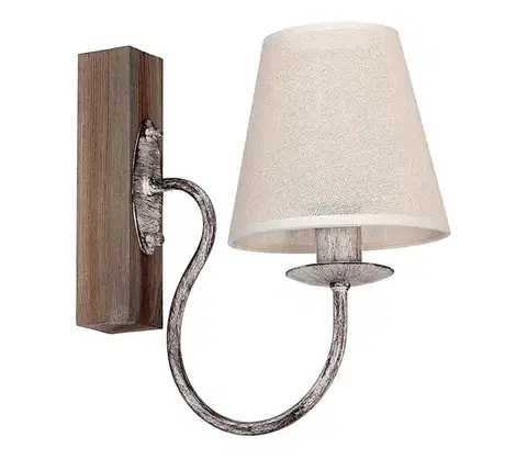 Svietidlá  Nástenné svietidlo CARIN 1xE14/60W/230V svetlá 8696