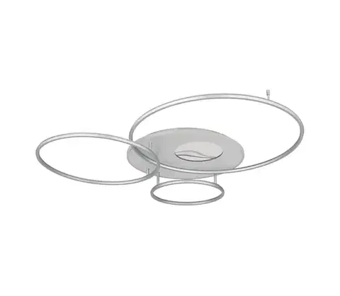 Svietidlá Globo 48466-70A - stmievateľné LED stropné svietidlo INVERTINA LED/70W/230V strieborné + diaľkové ovládanie 48466-70A