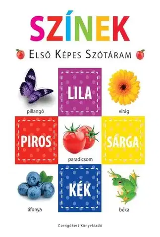 Leporelá, krabičky, puzzle knihy Színek – Első képes szótáram