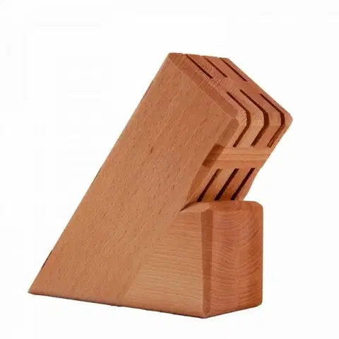 Sady nožov Kinekus Stojan na nože drevo 18cm 6-nožový KLC