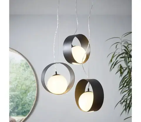 Svietidlá Eglo 98441 - Závesný luster CAMARGO na lankách 3xE14/40W/230V 98441