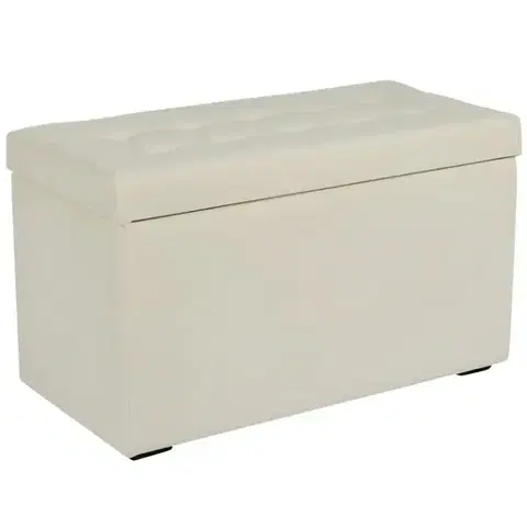 Taburetky na sedenie Taburetka Box M biela