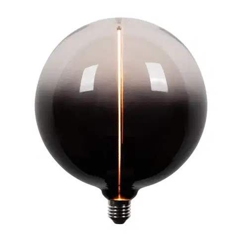 LED osvetlenie E27 LED žiarovka G200 dymová 4W 250lm 1800K