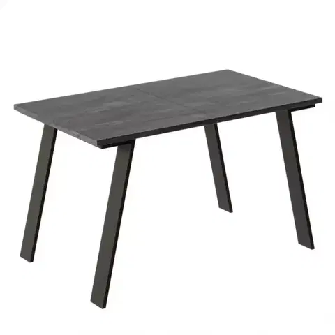 Jedálenské stoly Rozkladací stôl Liwia 130/210x80cm Tmavý betón