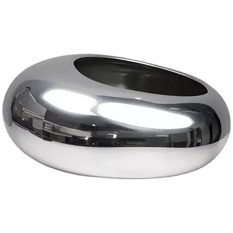 Záhrada Kvetináč YS44170S Electroplating Effect 16x12x6,5 Silver