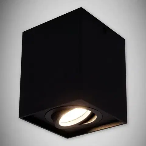 Lampy do obývačky Bodové svietidlo Hary D GU10 čierna 03716 K1