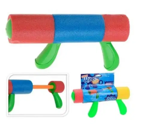 Vodné pištole Kinekus Pištoľ vodná detská 31cm penová, mix farieb