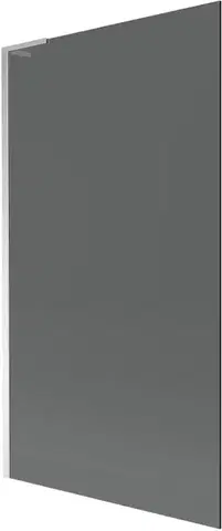 Sprchové dvere MEXEN/S - Next L vaňová zástena FIX 100 x 150, grafit, chróm 895-100-000-03-40-01