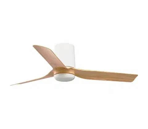 Ventilátory FARO Barcelona FARO 33833 - Stropný látor MINI PUNT TUB S hnedá/biela pr. 90 cm + DO 33833