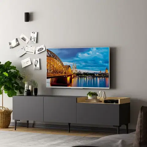 TV stolíky TV stolík Mia - Anthracite