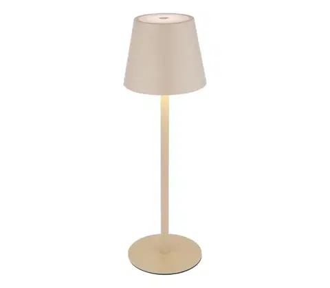 Lampy Globo 58488S - LED stmievateľná dotyková nabíjateľná vonkajšia lampa VANNIE 3W/5V IP54 1800 mAh 58488S