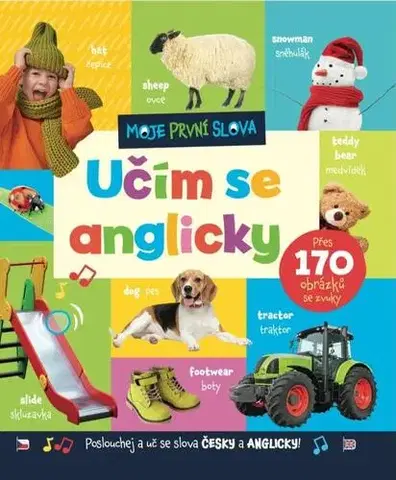 Leporelá, krabičky, puzzle knihy Moje první slova. Učím se anglicky