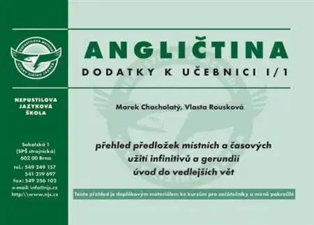 Učebnice pre samoukov Angličtina - dodatky - Marek Chocholatý
