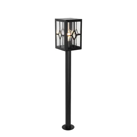 Vonkajšie svietidlá Klasická vonkajšia stojaca lampa čierna 100 cm IP44 - Dover