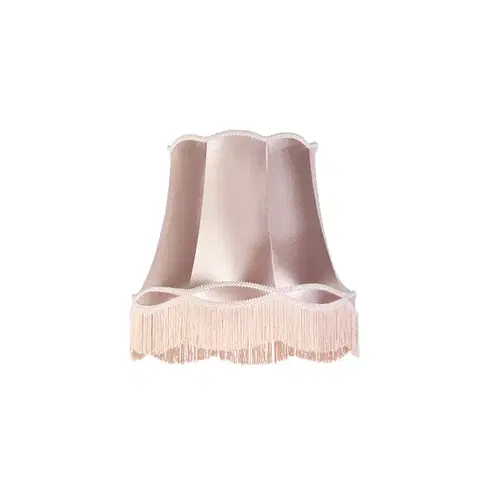 Tienidlo na lampu Hodvábny tienidlo ružové 45 cm - Granny