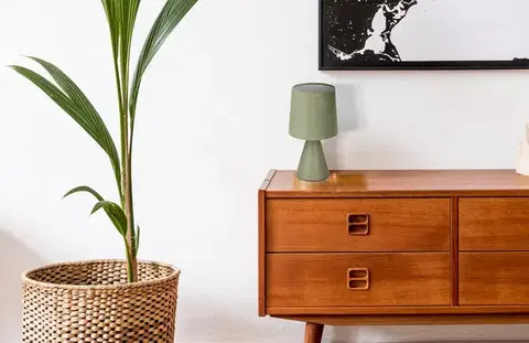 Stolové lampy Stolová lampa SATTI sivozelená keramická s tienidlom E14 1x40W elegantná dekoratívna do obývačky, spálne, pracovne, klasického štýlu