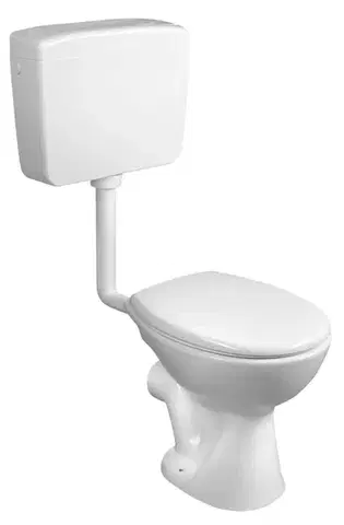 Záchody SAPHO - WC kombi, dvojtlačítko 4/8l, zadný odpad, biela TP3308
