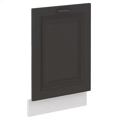Dvierka a čelá zásuviek pre kuchynske skrinky Dvierka na umývačku STILO grafit mat/biely Dvierka zm 570x446