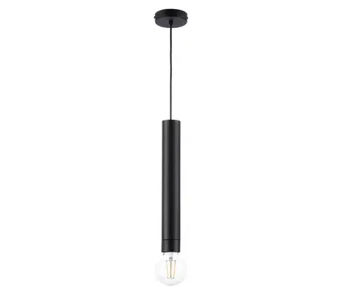 Svietidlá ONLI - Luster na lanku DORA 1xE27/15W/230V čierna 5019/SN