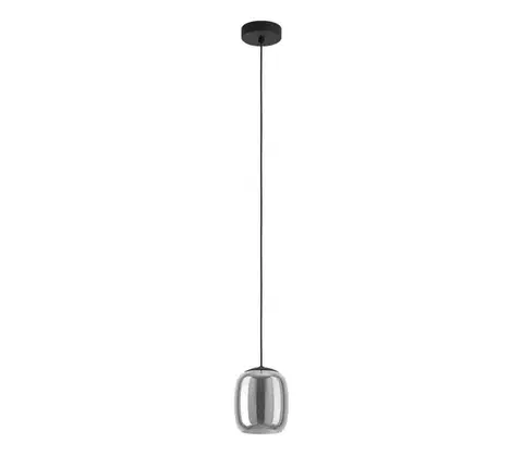 Svietidlá Eglo 901722 - Luster na lanku CIAMPINO 1xE27/28W/230V šedá 901722