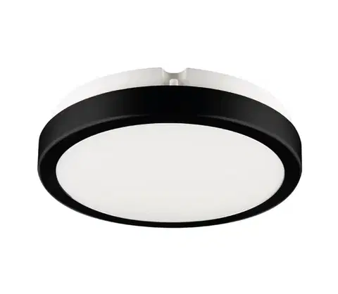 Svietidlá  LED Kúpeľňové stropné svietidlo VERA LED/12W/230V 4000K IP65 čierna EKP0469