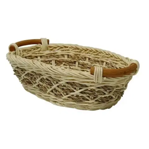 Kvetináče a truhlíky Kinekus Košík RATAN, 27x17,5x16cm, ovál na pečivo