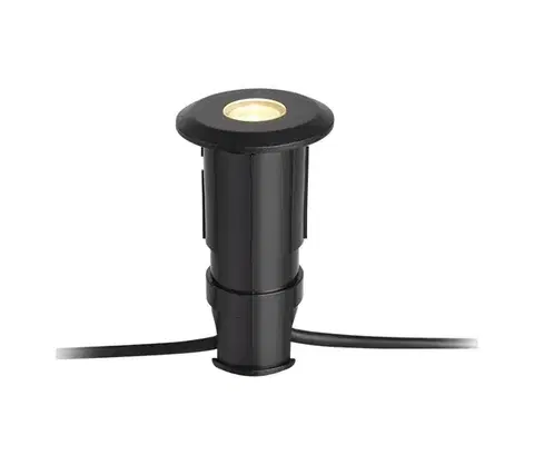 Záhradné lampy Markslöjd 107285 - LED vonkajšie zapustené svietidlo GARDEN24 LED/3W/24V IP44 čierne 107285